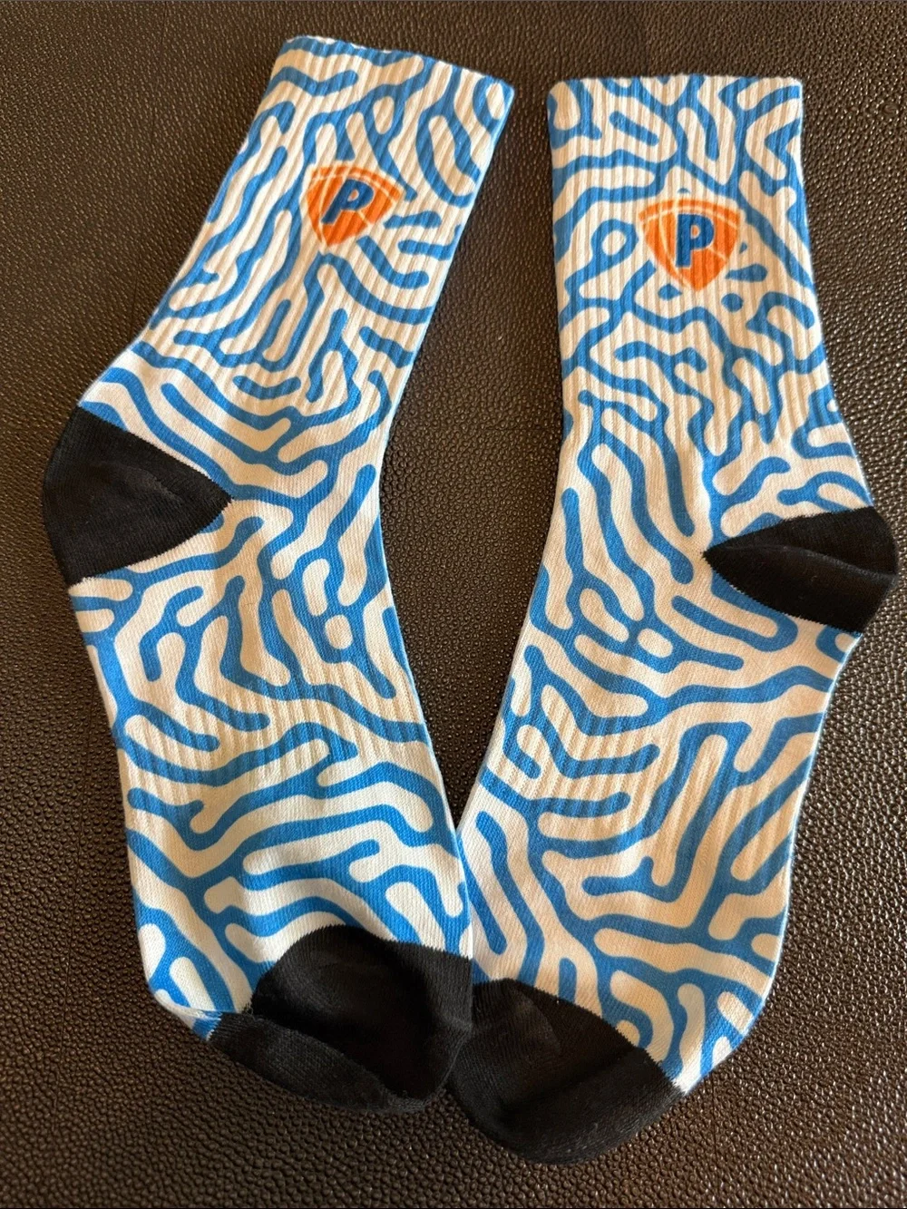 Perservance DNA Blue Kids Basketball Socks one size